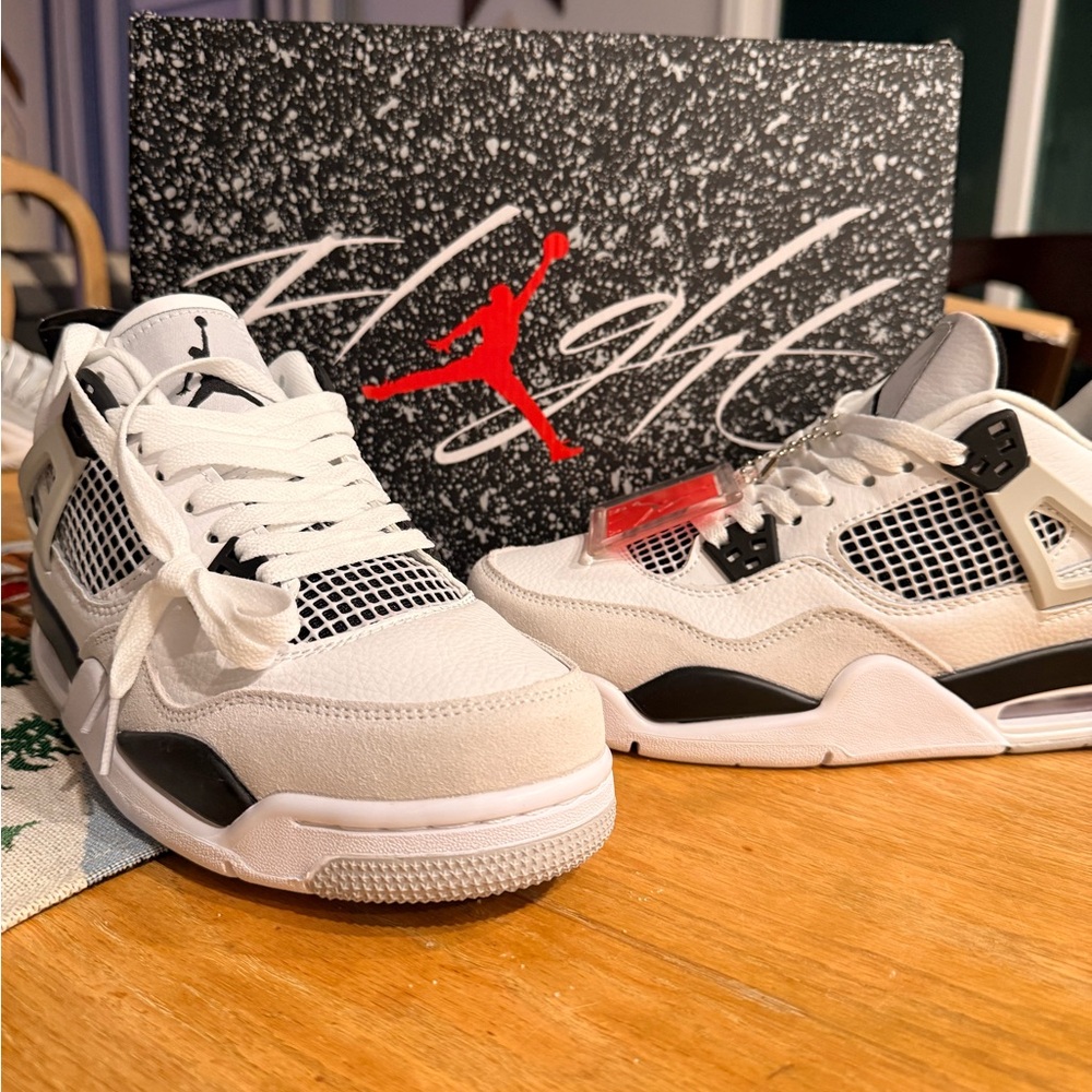 Jordan Athletic Shoes in White and Black